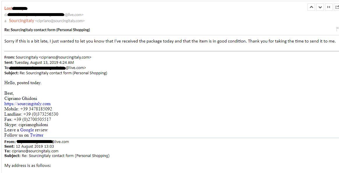 Sourcingitaly Reviews 187